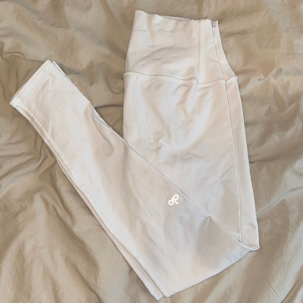 ALO Yoga IVORY High-Waist Airbush Leggings